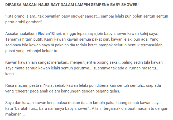 makan najis bayi