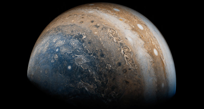 Kapal NASA Rakam Visual Unik Planet Jupiter Bercorak Lukisan Air