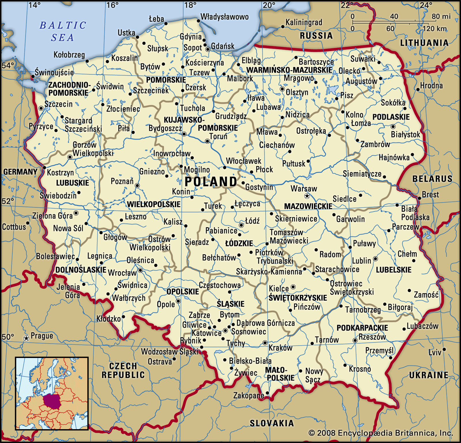 Poland Map
