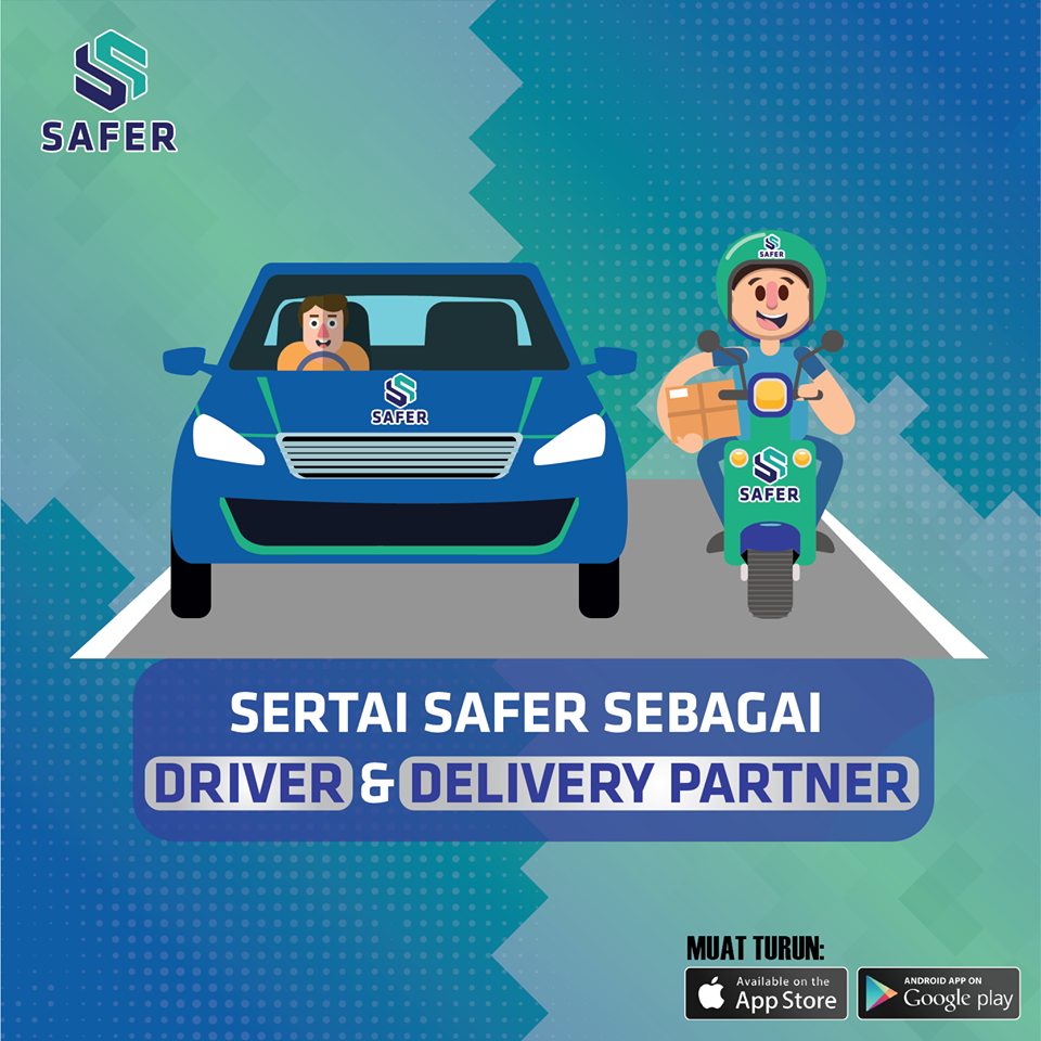 Driver Rider Dapatkan Manfaat Sebagai Driver & Rider Dengan Berdaftar Di Safer
