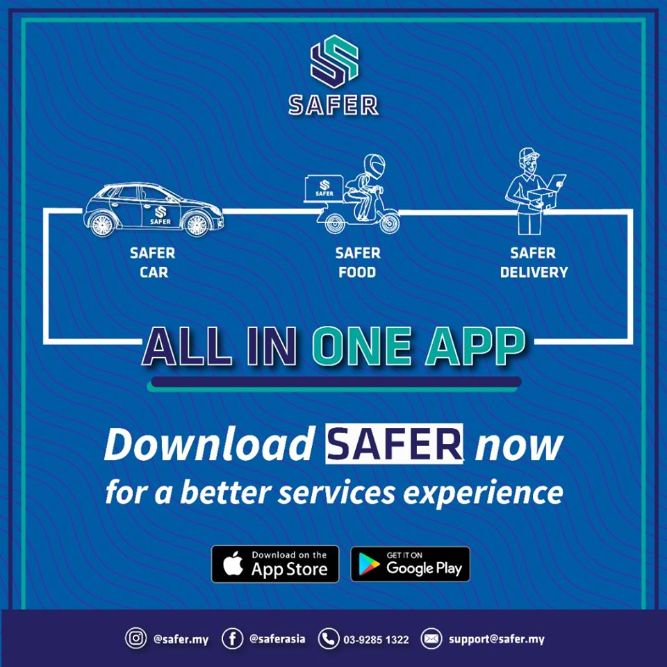 Perkhidmatan Di Aplikasi Safer Memudahkan Pengguna Safer