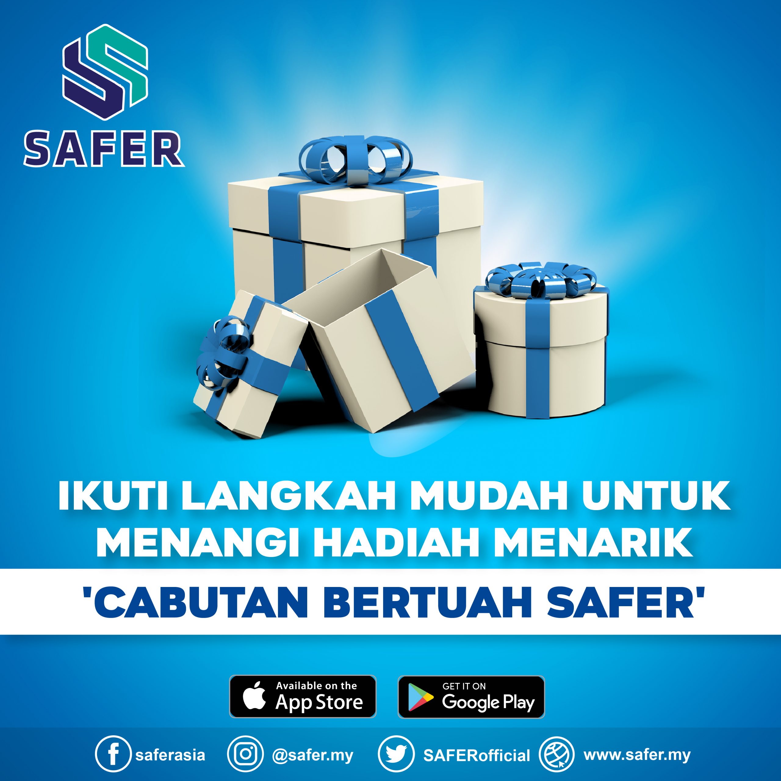 Ikuti Langkah Mudah Untuk Menangi Hadiah Menarik Cabutan Bertuah Safer